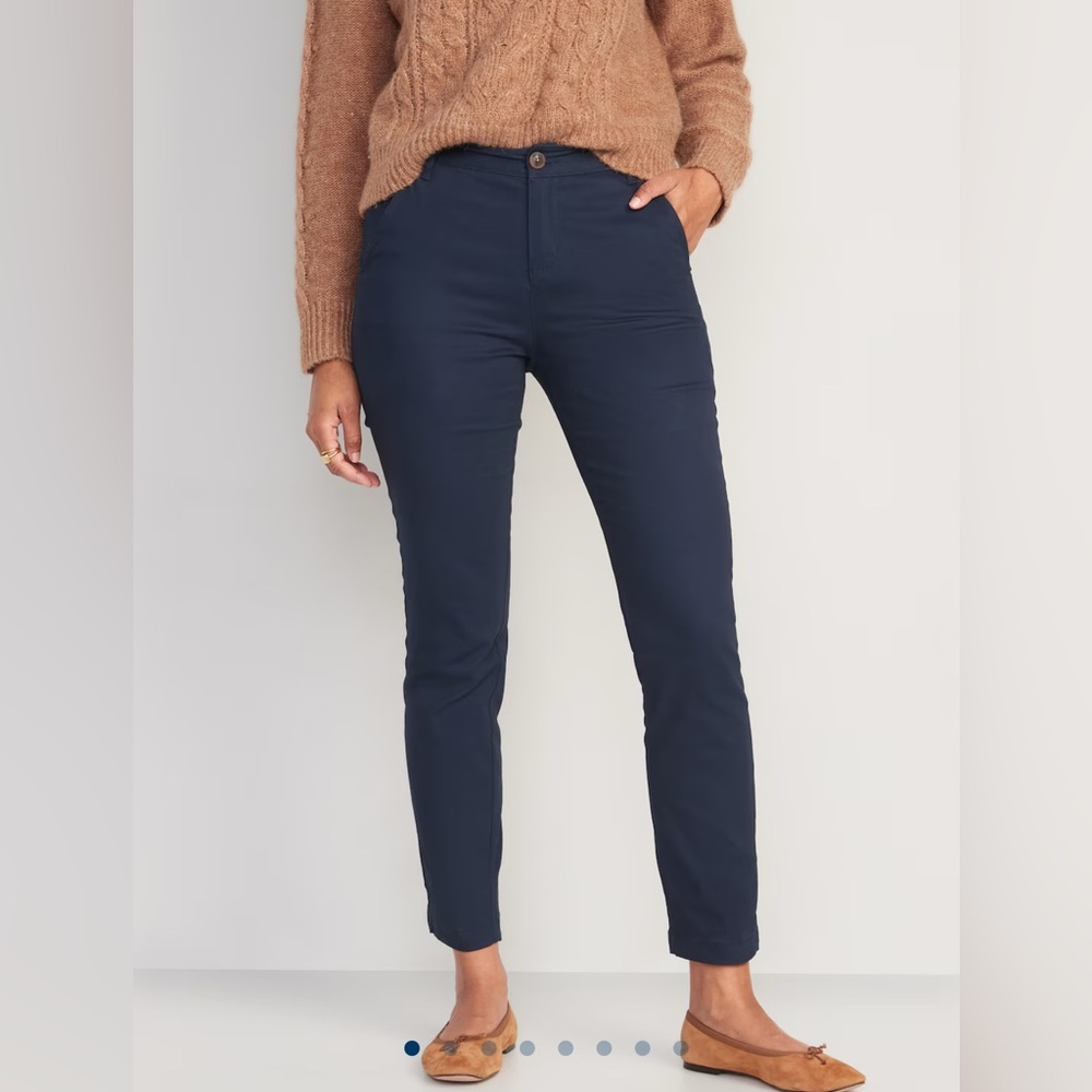 Old Navy Ink Blue High Waisted Wow Skinny Pants